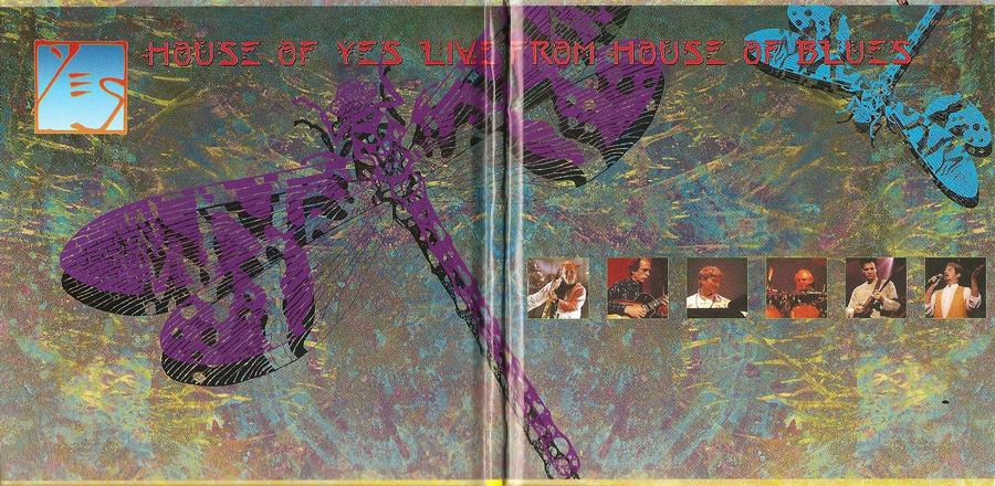 Gatefold inside, Yes - House Of Yes - Live From House Of Blues